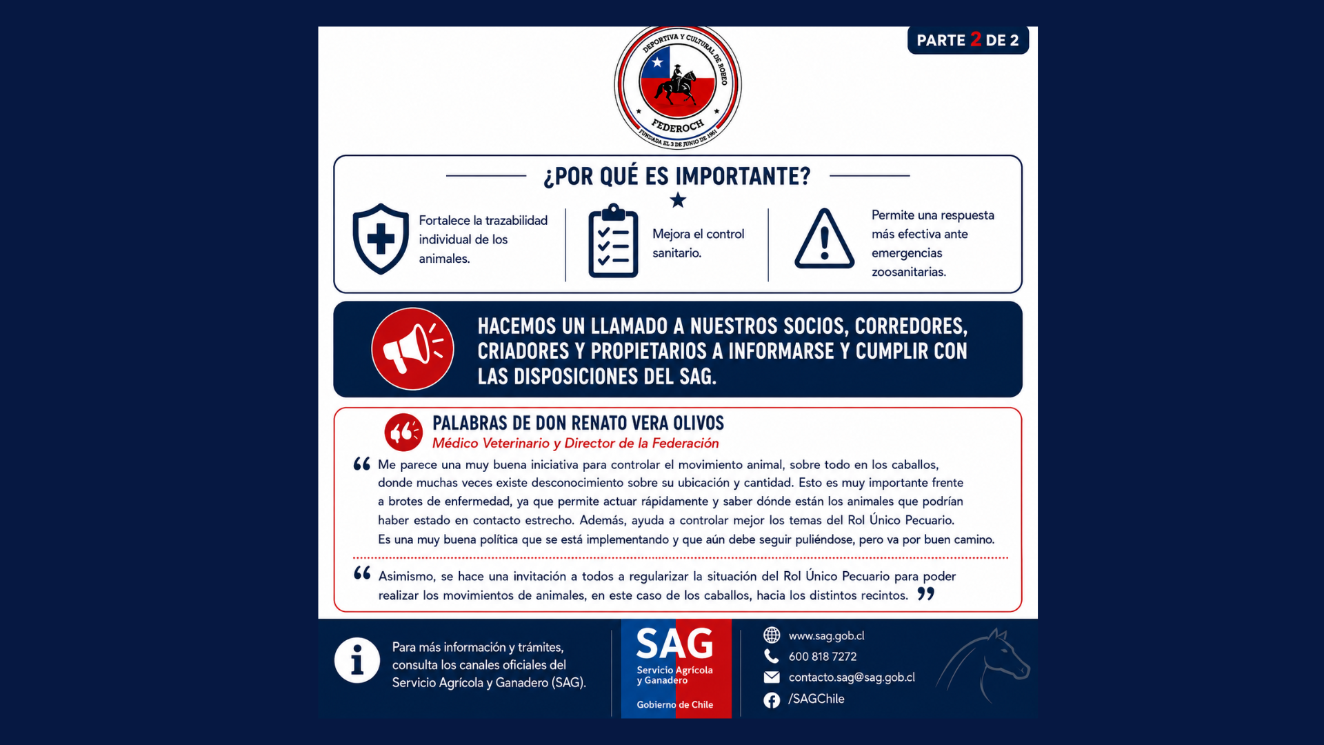 Fotografía 1 del álbum de Informacion sobre actualización de normativa de trazabilidad equina del SAG